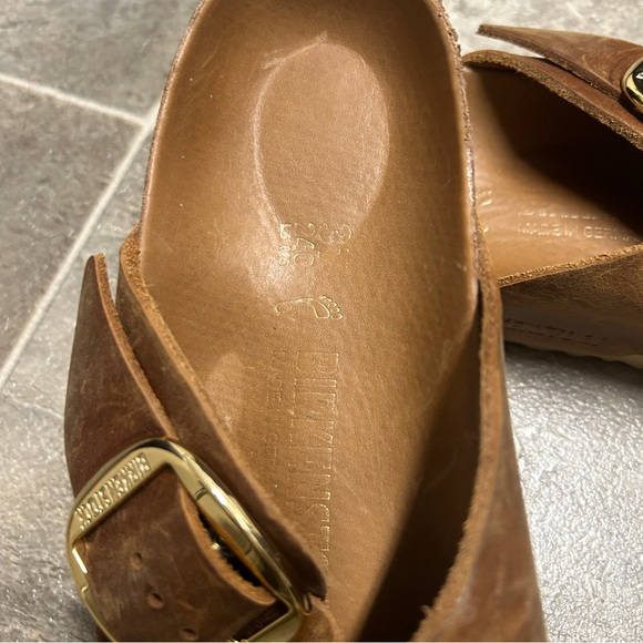 Birkenstock Siena Big Buckle Oiled Leather 🤎—Size 6-6.5 - Picture 7 of 15